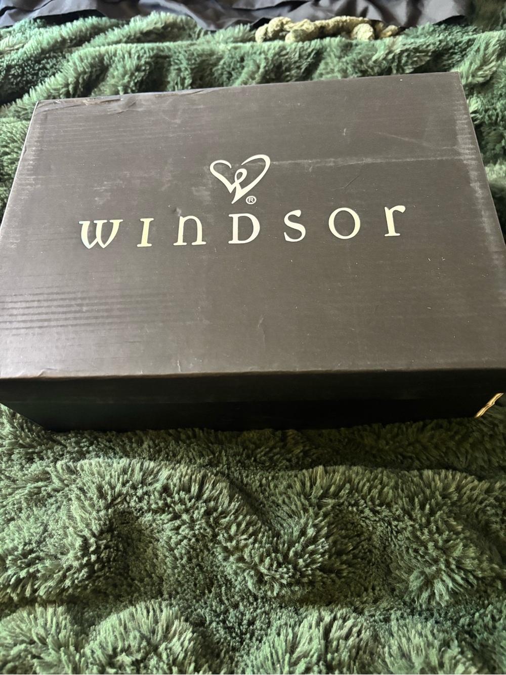 Windsor Gold Rhinestone Block Heels - Picture 7 of 8